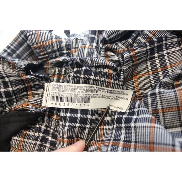 Forever 21 men's tapered leg plaid drawstring pull‎ on pants XL - Picture 13 of 16